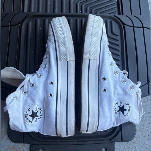 Converse Classic White High-Tops - Picture 1 of 5